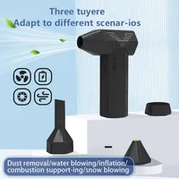 130000RPM Jetfan Booster High Speed Air Duster Electric Brushless Motor Jet Fan Blower RC Car Cleaner Rechargeable Vacuum Turbo