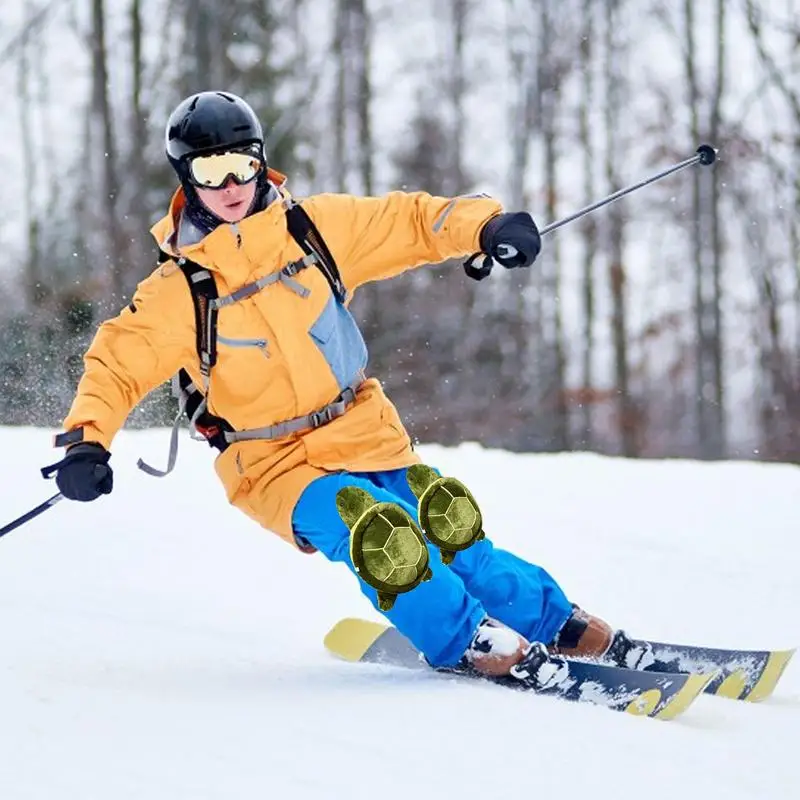 Poduszka do jazdy na nartach przed żółwiem przeciwspadowym dla dorosłych ochraniacz ochraniacze na kolana na snowboardzie ochraniacz na biodro