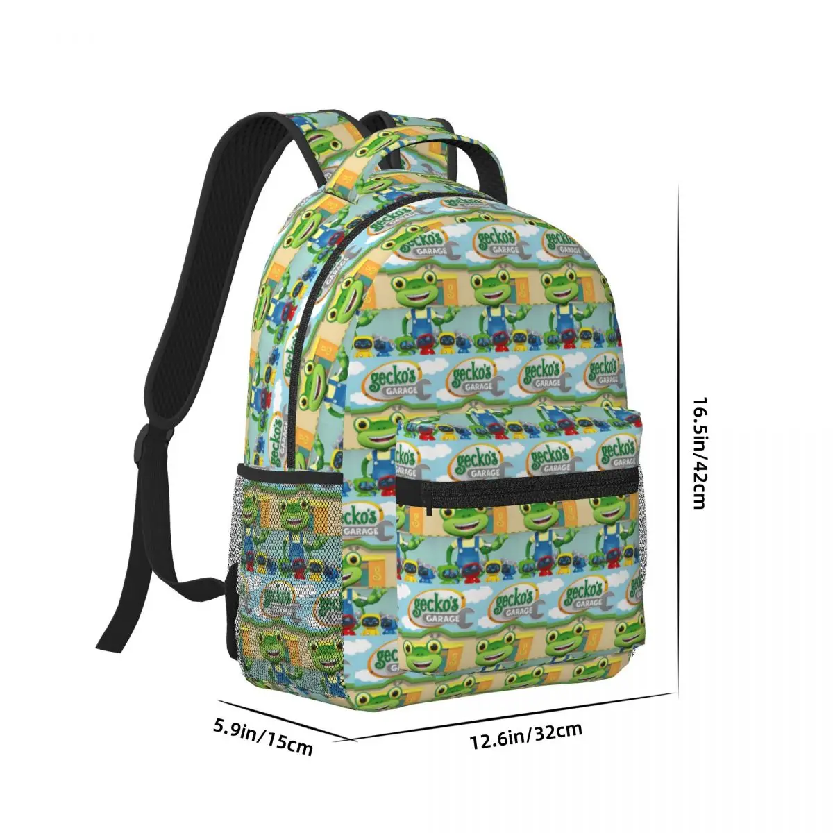 Kids Geckos Garage Woman Backpacks Boys Girls Bookbag Casual Children School Bags Portability Laptop Rucksack Shoulder Bag