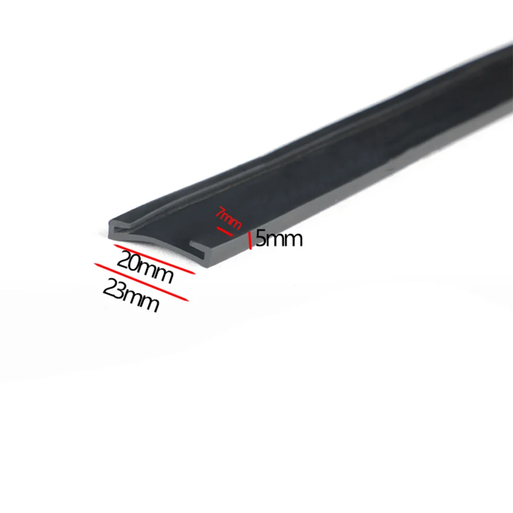 1-4 Meter Double U-Shaped Sealing Strip Double Card Slot Edge Wrapping Strip Steel Plate Edge Sealing Strip Dustproof Sealing