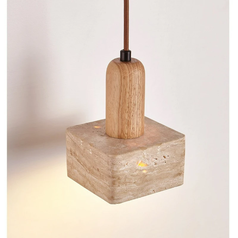 

Stone Pendant Light LED Kitchen Island Restaurant Bedroom Livingroom Commercial Home Decor Restaurant Room Drop Light Design