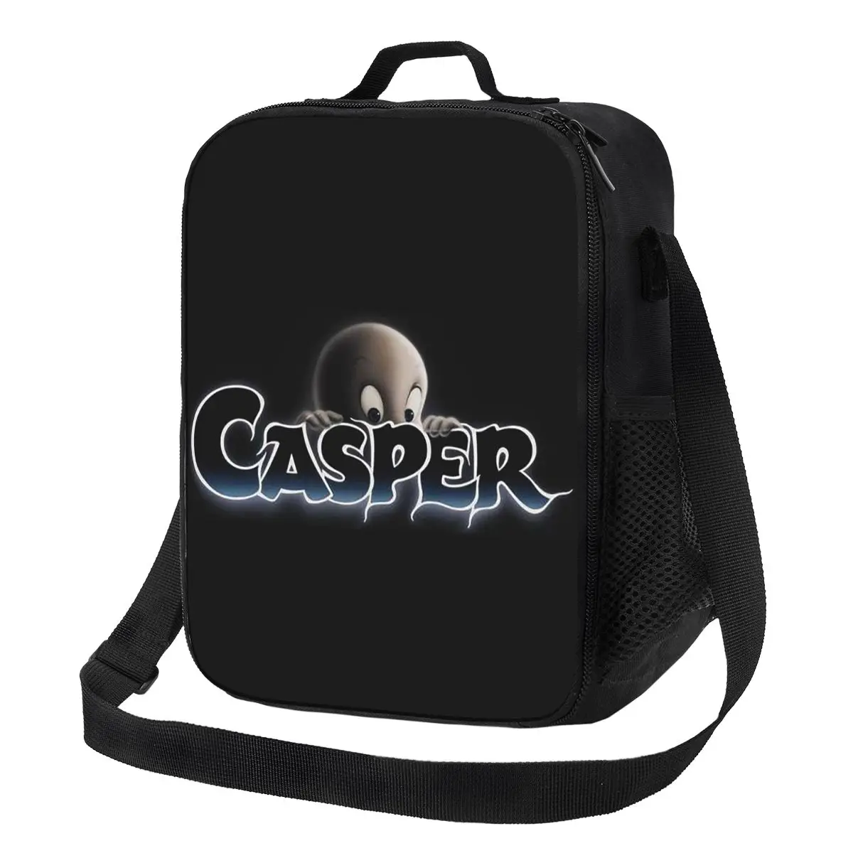 

Дружественная изолированная сумка для обеда Ghost Casper, женские коробки для хранения еды для пикника, портативный контейнер-холодильник, термобокс для обеда, сумка