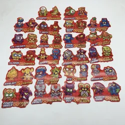 23Pcs/Set Supezing Characters Stickers for Kids Playing Toy Cartoon AIRBLAST VS KACTOR Super Zings Pegatinas