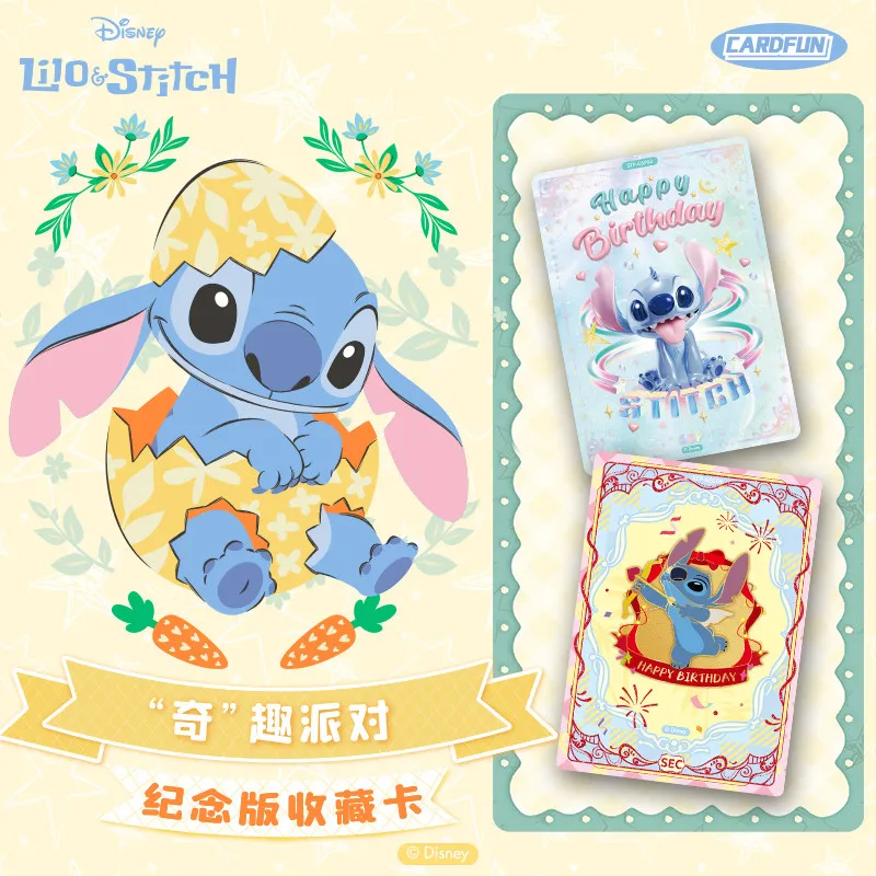 

Коллекционные карточки Card Fun Official Disney «Quirky» Fun Party, памятное издание «Лило и Стич», набор карточек с персонажами, лимитированная подарочная коробка