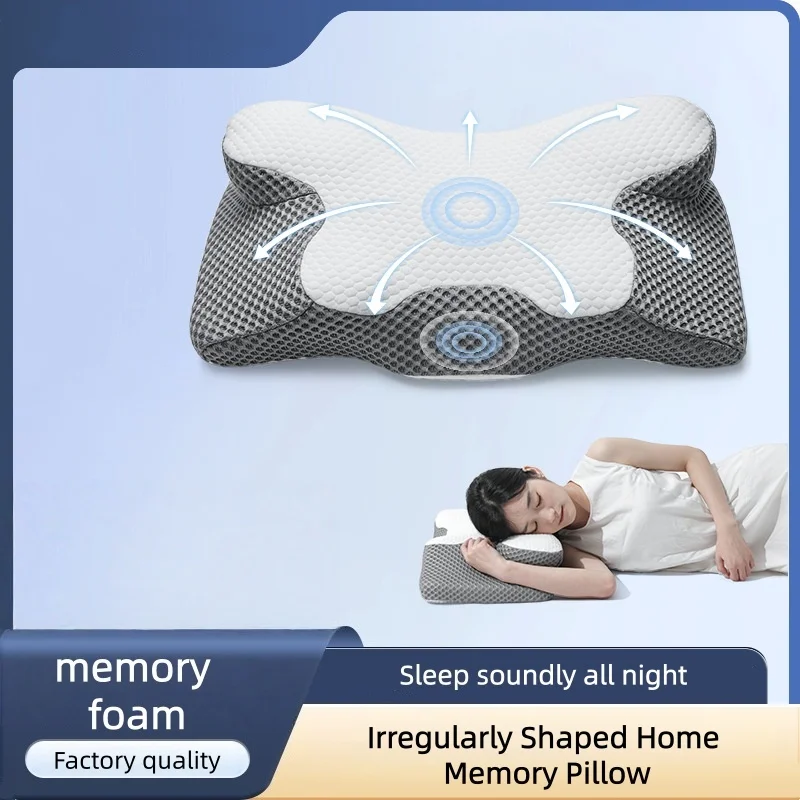 

Подушка из пены с эффектом памяти неправильной формы, для домашнего использования, помогает спать, поддержку шеи отскока DR-090