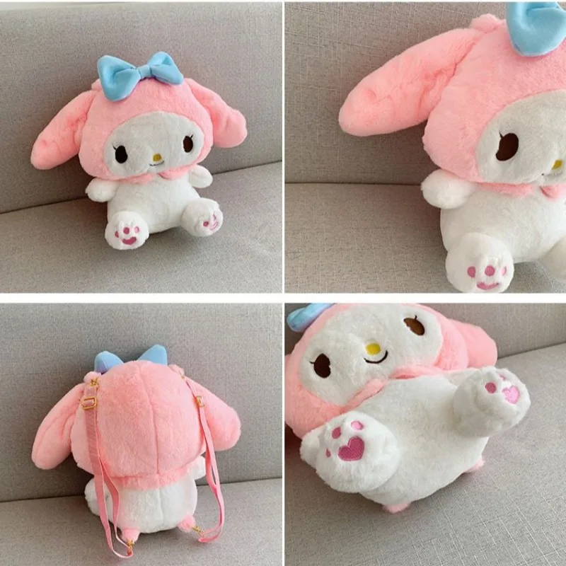 Sanrio Boneca De Pelúcia Mochila Para Meninas, Personagem De Desenhos Animados De Anime, Minha Melodia, Boneca Cinnamoroll, Bolsa De Ombro, Quarto, Acessórios Kawaii, Presente