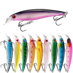 1Pc Floating Minnow Fishing Lures 11cm 13.7g Artificial Plastic Hard Bait Bass Wobblers Crankbaits Pike Fishing Tackle