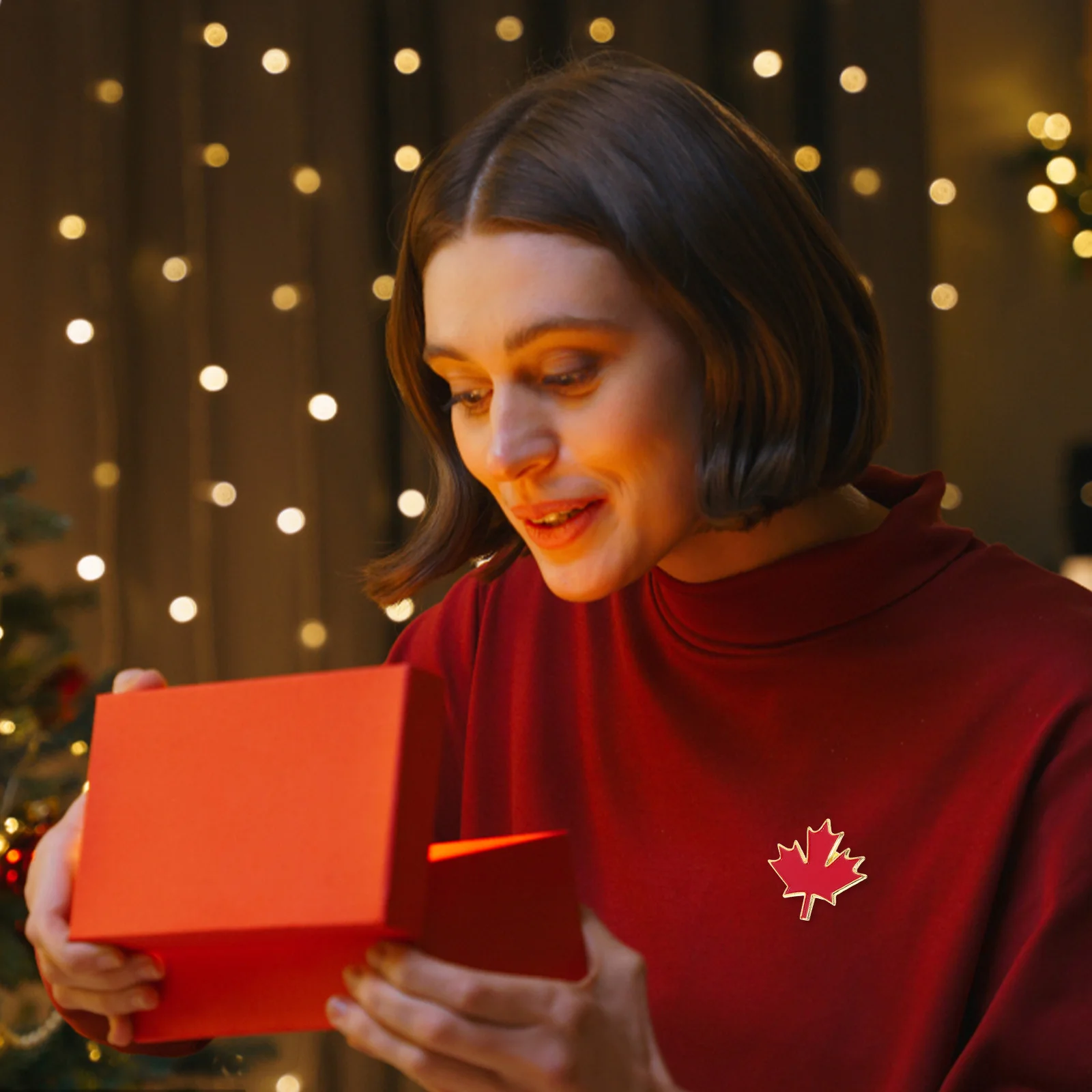 

Trendy 10pcs Maple Leaf Brooch Women Brooch Pin Set Metal Lapel Badge for Party Birthday Gift Fashion Jewelry Unisex Accessory