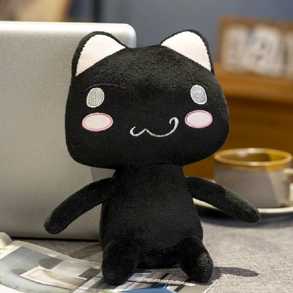 28cm kawaii toro inoue o gato brinquedo de pelúcia macio anime dos desenhos animados animal boneca decorações do quarto presentes aniversário presentes natal para crianças