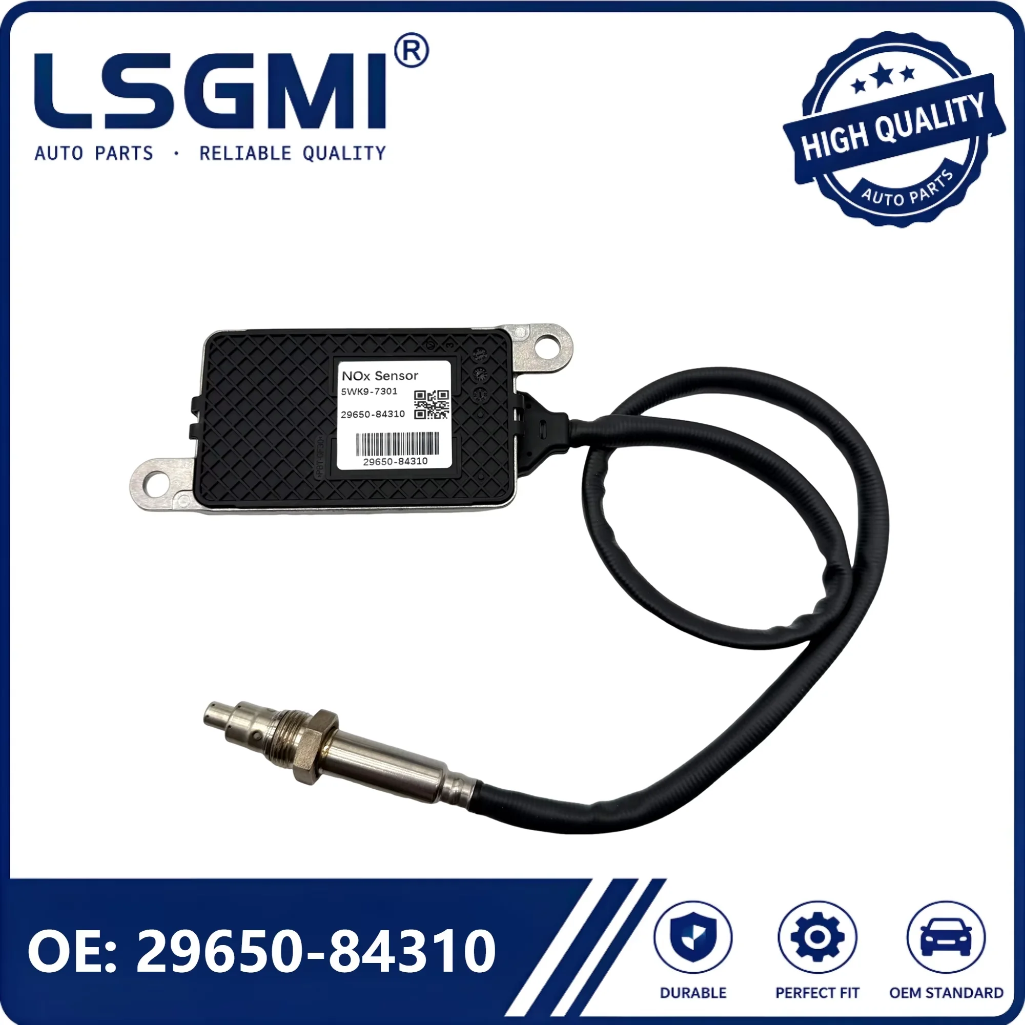 Nitrogen Oxide NOx Sensor 29650-84310 for Hyundai Xcient Trago Mighty Mega Truck E-Aerotown Bus Kia Granbird 11L 12.7L Diesel