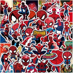 10/30/50pcs Disney Marvel Spiderman Cartoon Stickers for Laptop Skateboard Phone Luggage Graffiti Waterproof Kids Sticker Packs