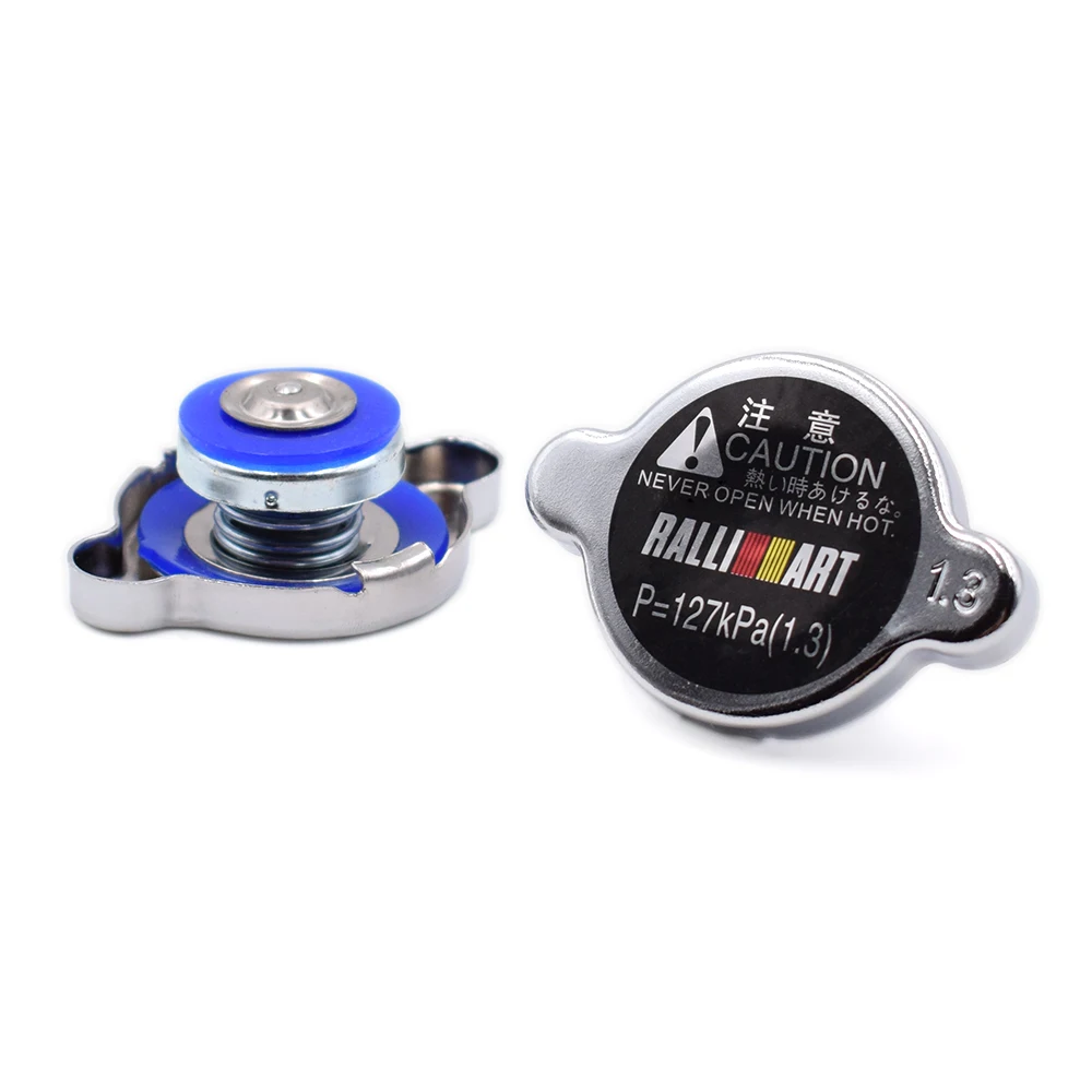 Plata Ralliart alta presión Racing tapa para radiador de coche 1,3 kg/cm para MITSUBISHI Evo Diamante Outlander