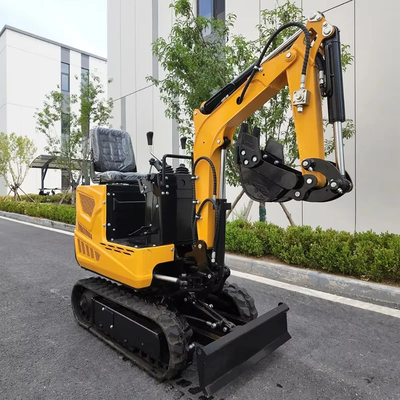 Compact 2 Ton Mini Digger Hydraulic Operation Rubber Track for Home Yard Farm and Small Building Projects