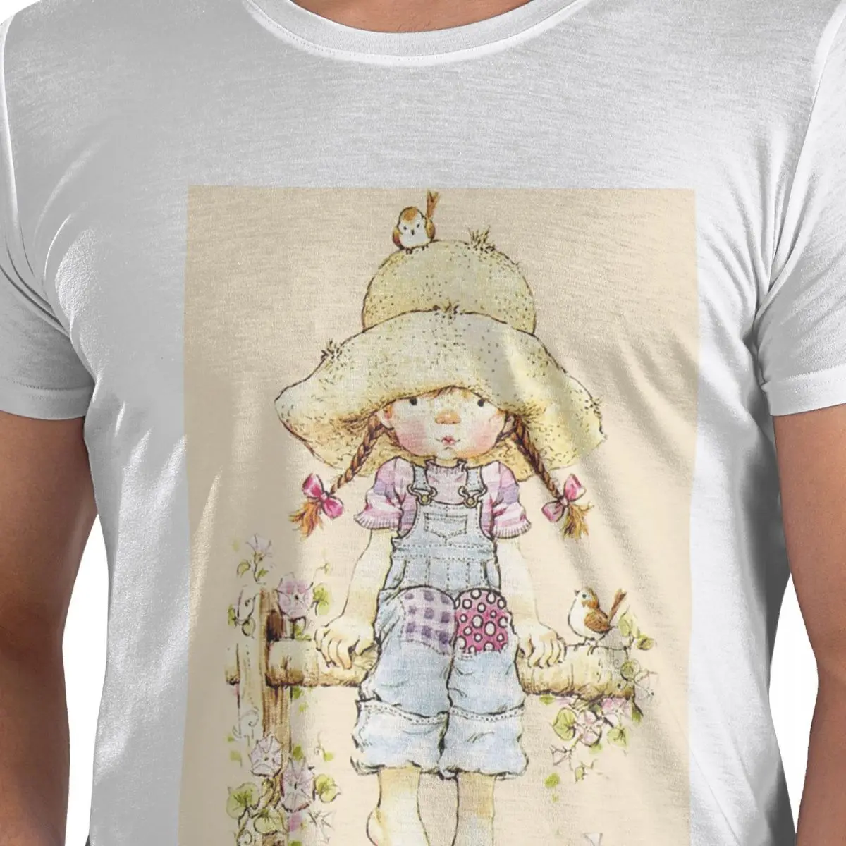 

Kawaii Sarah Kay 100% Cotton T-Shirt Men's Fashion T Shirts Men Round Neck Short Sleeve S-6XL