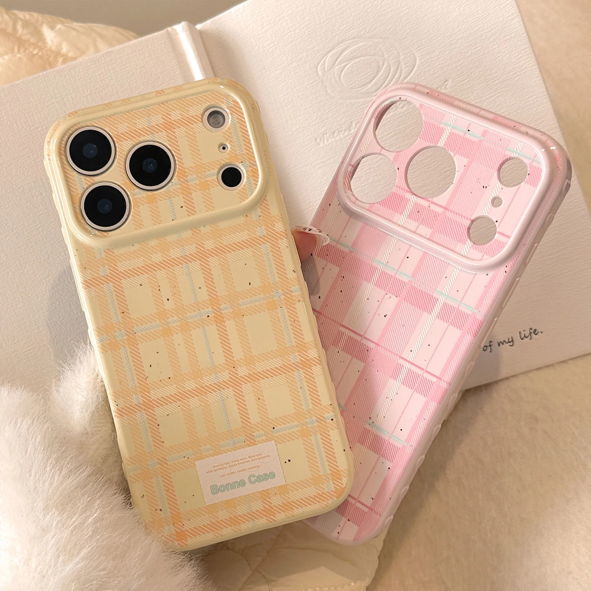 الكورية رش الحبر شبكة نمط لينة قضية الهاتف آيفون 17 16 15 14 13 12 برو ماكس عدسة الكاميرا واقية للصدمات غطاء