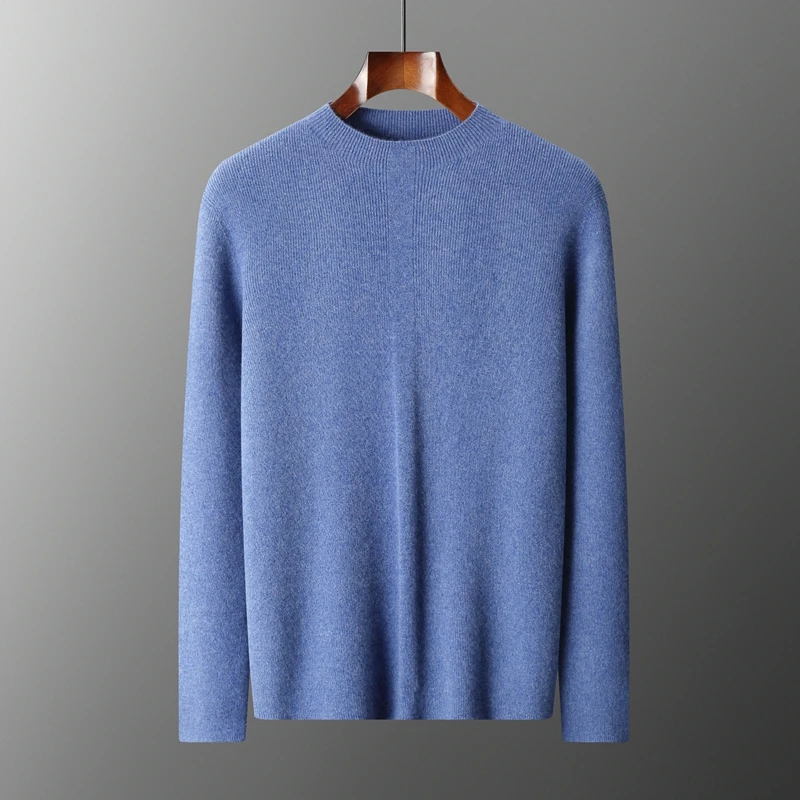 Pull Mérinos pour Homme, Ligne de Vêtements, Petit, Mi-Haut, Aiguille, Bas, Automne et Hiver 100, 107 Shir