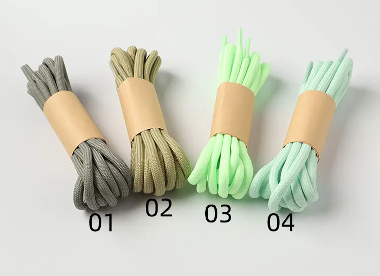 2026 Neue 100/120/140cm Grüne Runde Schnürsenkel für Schuhe, Schnürsenkel für Sneaker & Stiefel, Geeignet für Damen und Herren für Y350 – Detail 1