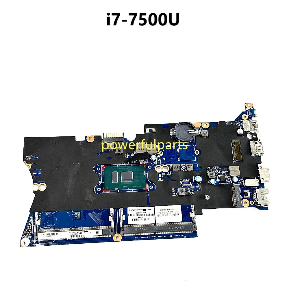 905797-601 Laptop Motherboard For Hp 440 G4 430 G4 DA0X81MB6E1 DA0X81MB6E0 i7-7500u Cpu On-Board Working Good