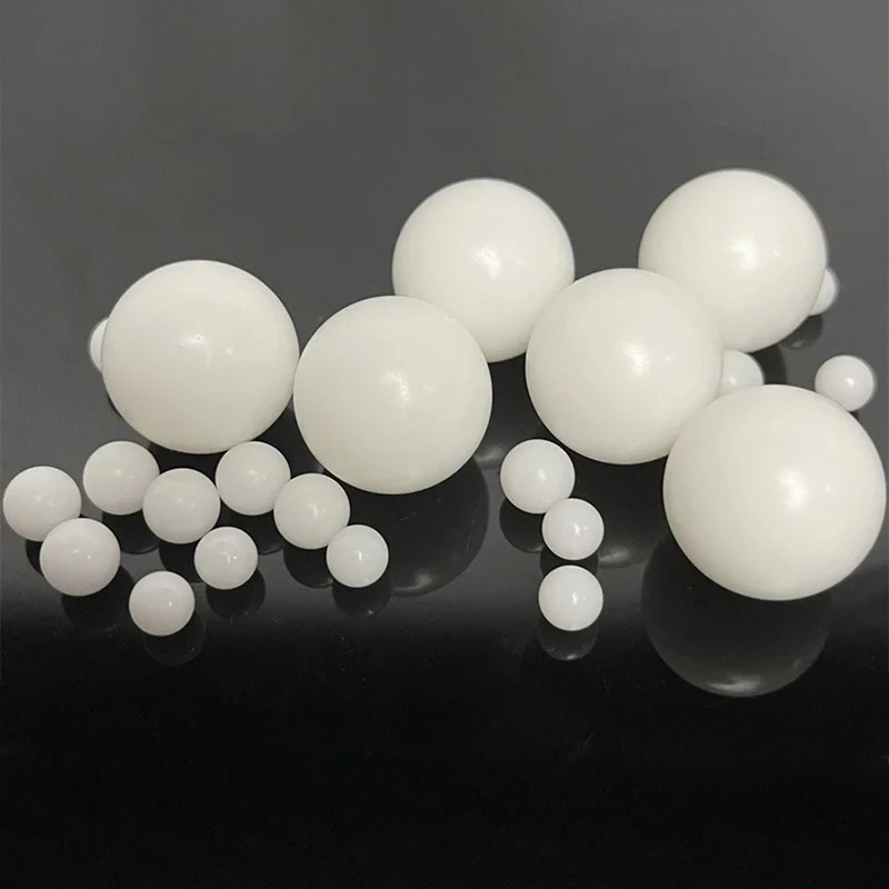 1-500pcs Solid Plastic Balls Diameter 2-50.8mm White Bearing Balls Polyformaldehyde(POM) Material High-Precision Round Sphere