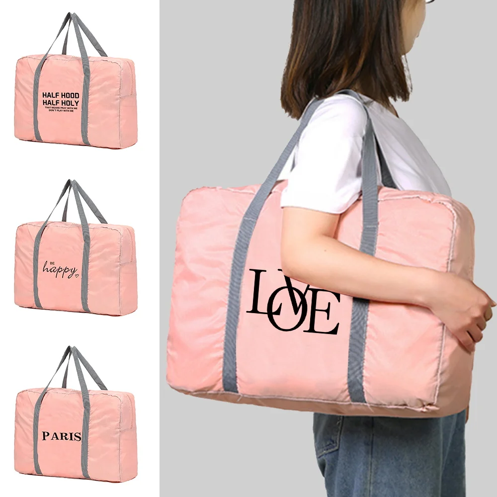 

Nylon Travel Bag Large Capacity Foldable Luggage bag Waterproof Handbags Travel Bags Unisex Clothes Storage Portable Organizer