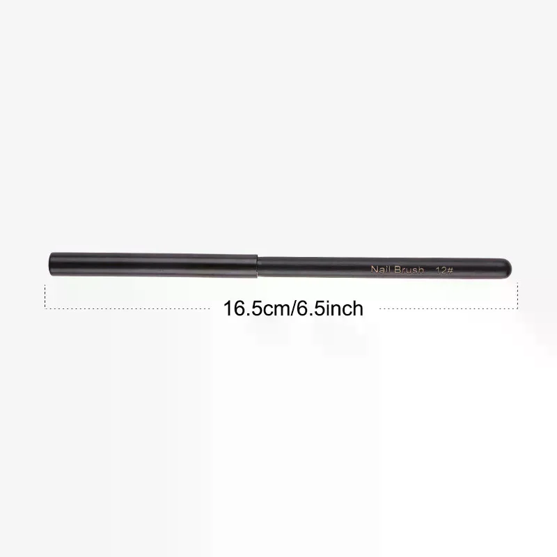 Wooden Handle Nail Drawing Brushes For Manicure Lines Painting Gradient Uv Gel Extension Builder Drawing Pen