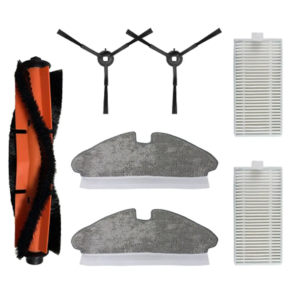 Compatible for M1 / Trouver M1 Robot Vacuum Cleaner Side Brush Hepa Filter Mop Cloth Accessories Part