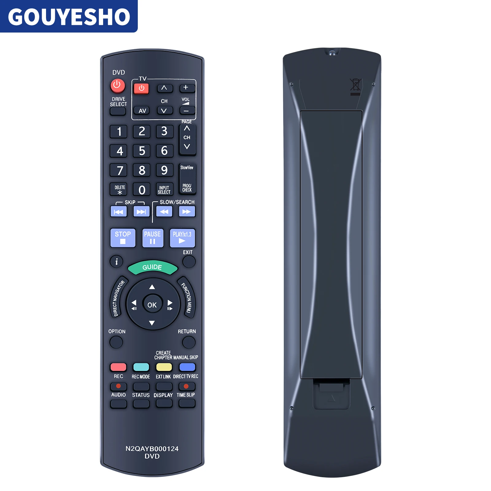 NEW N2QAYB000124 Remote Control For Panasonic DVD Recorder DMR-EH575 DMR-EH585