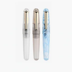 MAJOHN Q2 Acrylic Fountain Pen Portable Mini Cute Ink Pens EF F Nibs Student Writing Supplies Office School Stationery Gifts