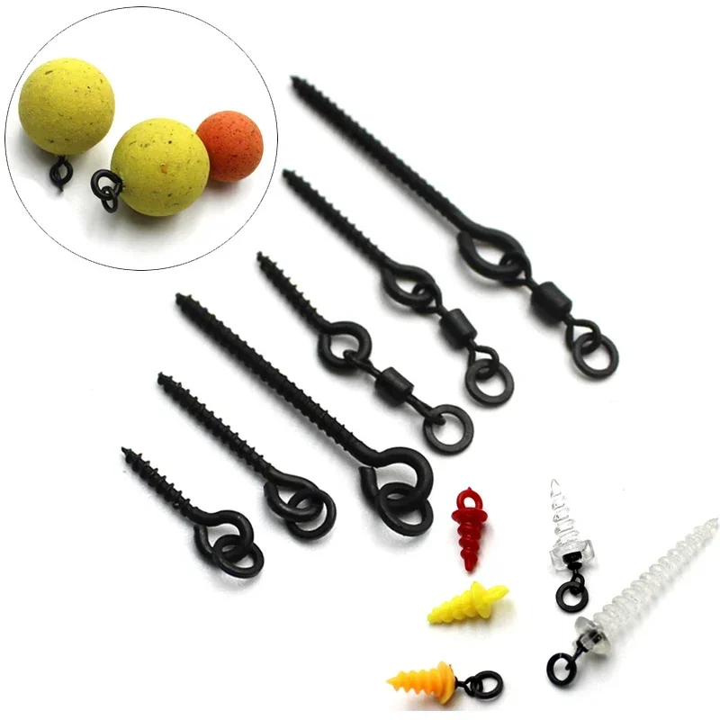 

Carp Fishing Accessories Boilies Bait Screw for Hair Chod Ronnie Rig Tool Pop UP Boilies Hook Stops Beads Method Feeder Tackle