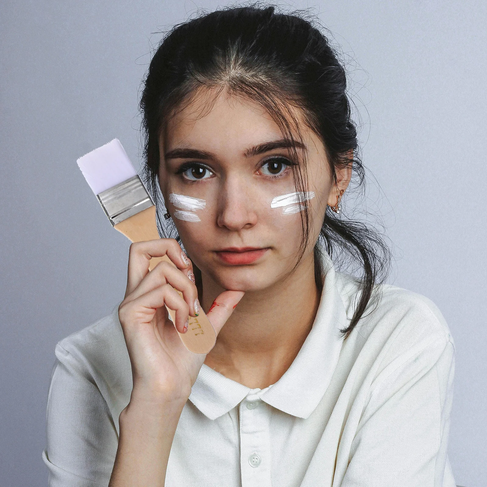 

12Pcs Art Painting Brush Kit Professional Nylon Brushes for Oil Acrylic Watercolor Precise and Comfortable Small Paint Brushes