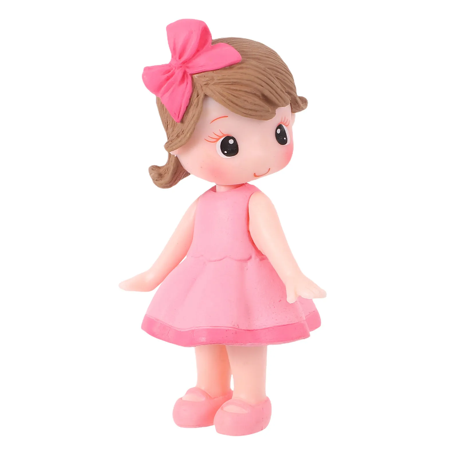 

Ceramic Cake Ornament Princess Design Adorable Safe for Girls Birthday Party Home Decor Cake Decor Resin Craft