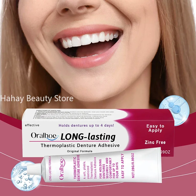 Thermoplastic Denture Adhesive Long-lasting Denture Fixing Adhesive Improve Comfort Denture Care Products Odontologia