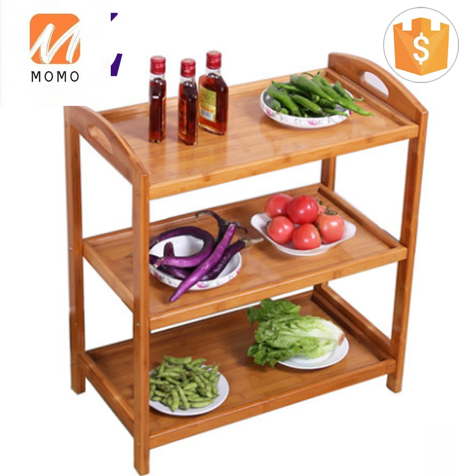 Restaurant food service trolley commercial prices 4 wheel solid wooden tea kitchen food serving trolley