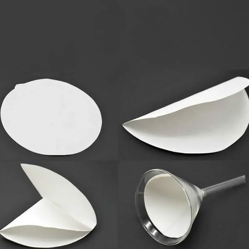100 sztuk/zestaw średniej prędkości jakościowy papier filtracyjny 7cm okrągły laboratoryjny papier filtracyjny średnica otworu 10 ~ 20 mikronów grubość 0.2mm