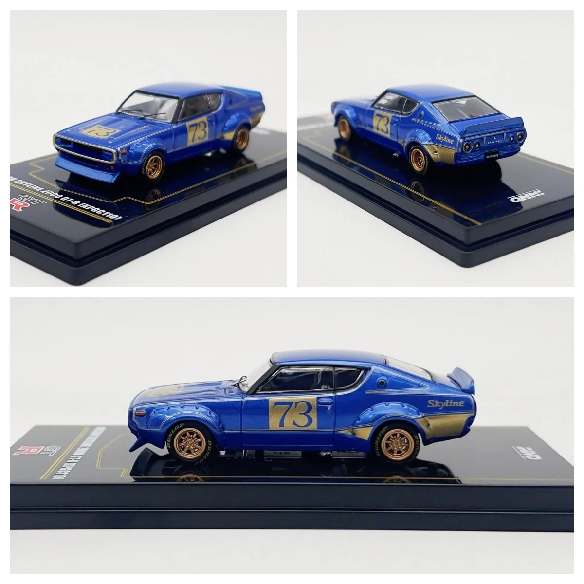 

Inno64 1/64 Skyline GT-R R33 # Коллекционная модель автомобиля 11 Sendan Highland 1995 Winner Diecast, лимитированная серия, хобби-игрушка