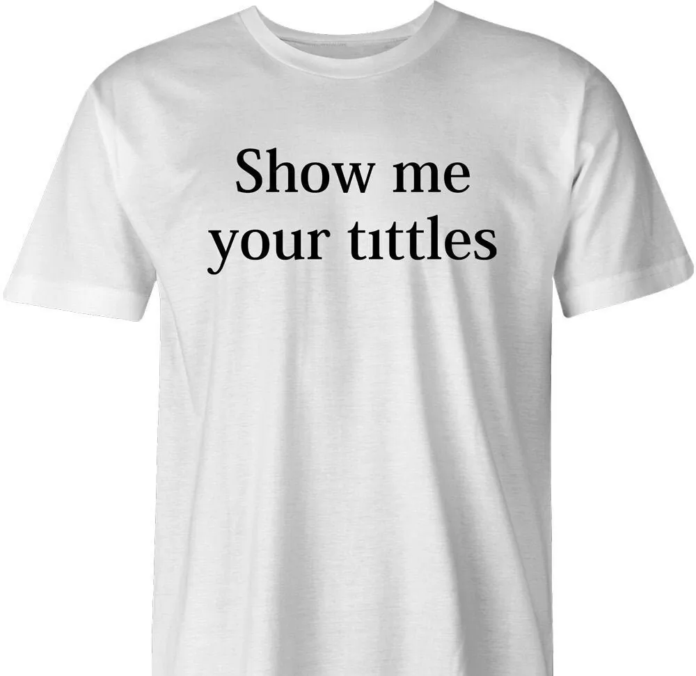 Tittles By Bigbadt T Shirt Com Free Usa Shipping Funny Play On Words Hilarious Titties For Punctuation Geeks Titty