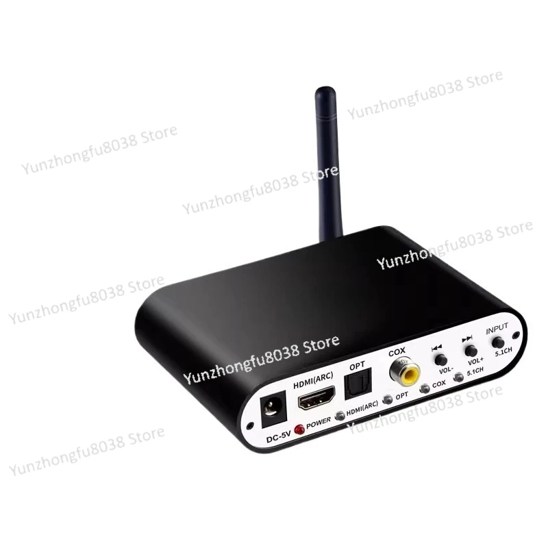 

5.1 Audio Decoder Bluetooth 5.0 Receive U Disk Fiber Coaxial HDMI Computer Sound Card
