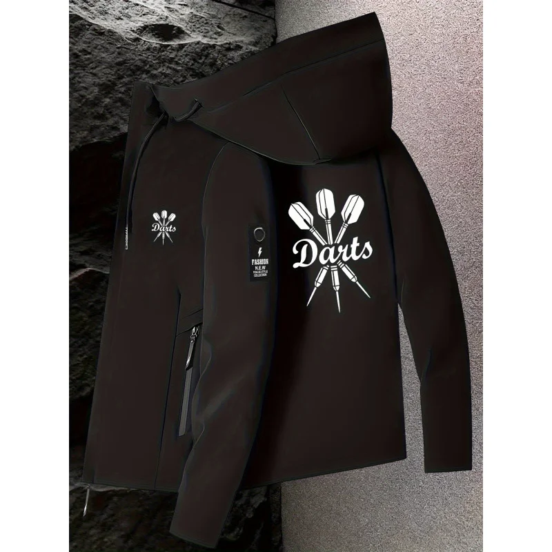 New couple's jacket with dart pattern，All-weather outdoor mountaineering jackets for men and women,Sports jacket is  waterproof