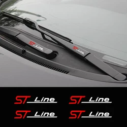 4pcs Car Windshield Wiper Stickers For Ford ST line ST vinyl car waterproof sticker