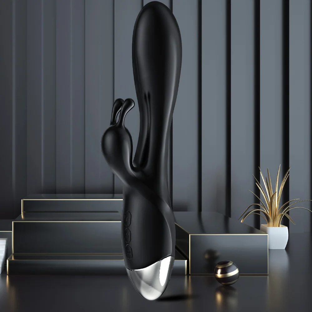 Rabbit Vibrator for Women Powerful G Spot Female Clitoris Stimulator Vagina Nipple Massage Dildo Silent Adults Sex Toy