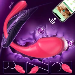 Wireless G Spot Vibrator for Women Panties Blue-tooth APP Control Wear Vibrating Love Egg Clitoris Stimulator Sex Toys for Adult