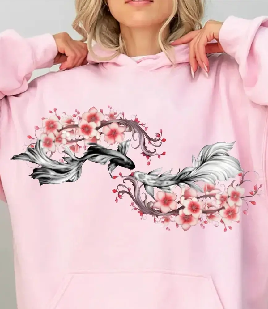 

Casual Washed Hoodie，Sweatshirt Women, Y2K Hoodie, Hand-Painted Bunny, Korean Style, Oversized, Cozy, Fall Winter 2025