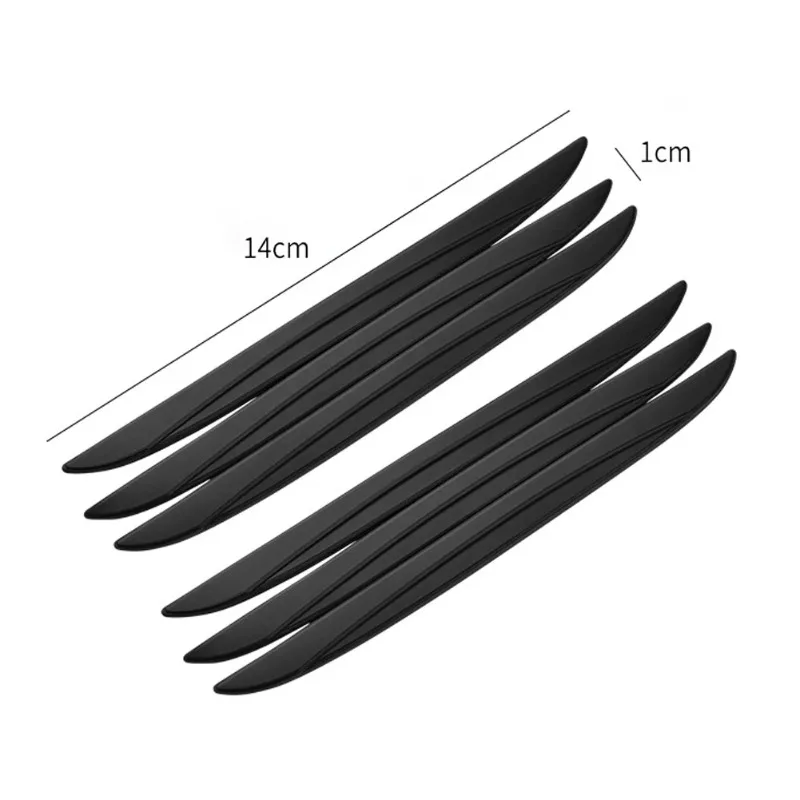 Universal Scrape Guard Bumper Guards Car Door Edge Protector Rearview Mirror Protection Sticker Protective Strip Parts 4PCS/Set