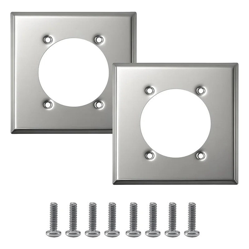 

Настенная пластина ABKO-металлической выходной крышки (2 шт.) для HBL9450A 14-50R, отверстие 2,48 дюйма, винты в комплекте