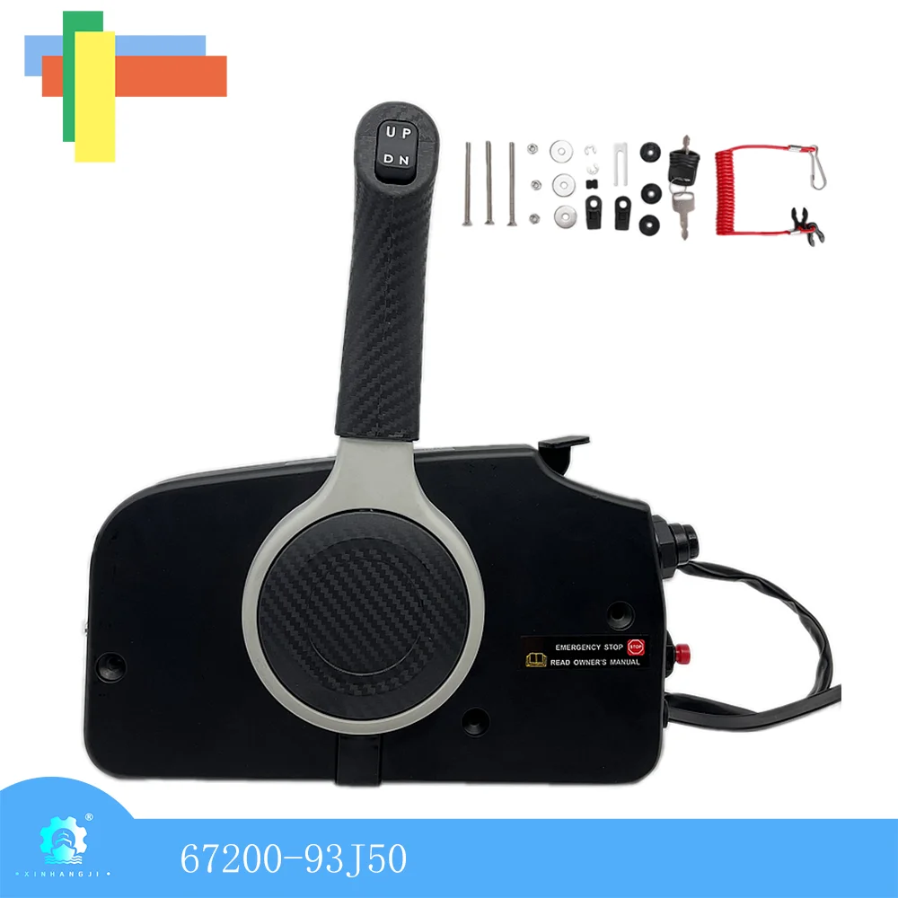 

Remote Control Box with Tilt Switch 67200-93J50 For Suzuki Outboard engine Single Handle Boat accessories Old Model