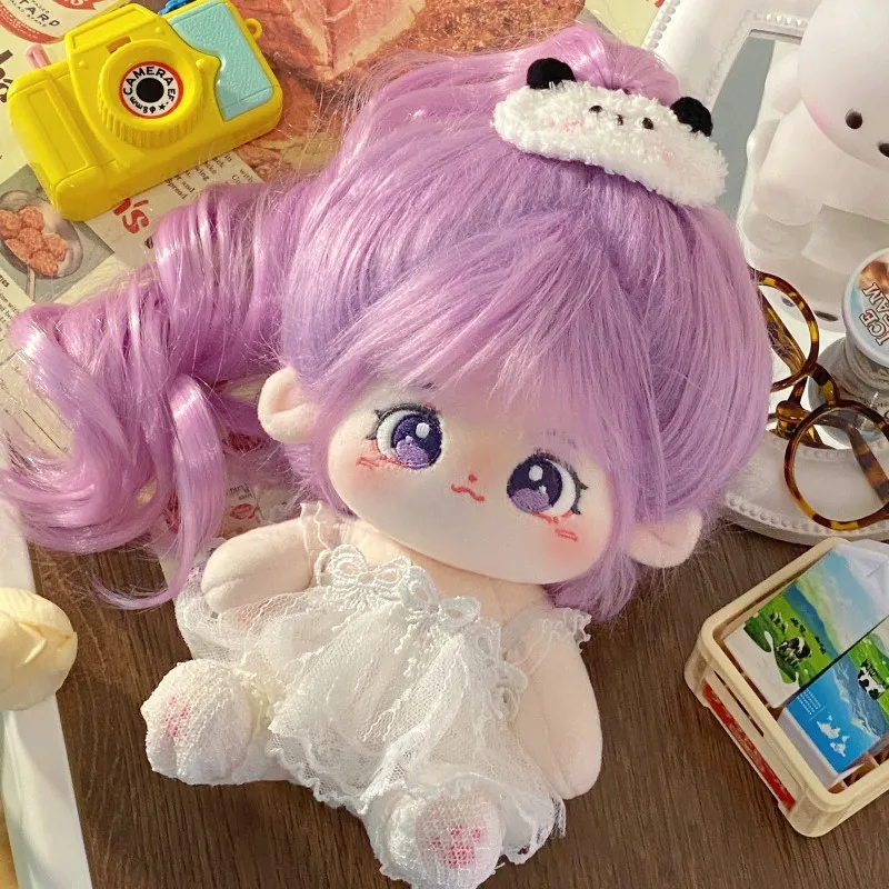 20cmのかわいい綿のぬいぐるみ、大きな目のタオシぬいぐるみアイドル、着せ替え可能なスーパースターフィギュア、女の子と子供へのプレゼント