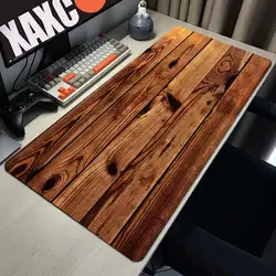 Wood Grain Textures Mouse Pad Gamer New Computer Custom Mouse Mat keyboard pad Gamer Carpet Office Anti-slip Mice Pad