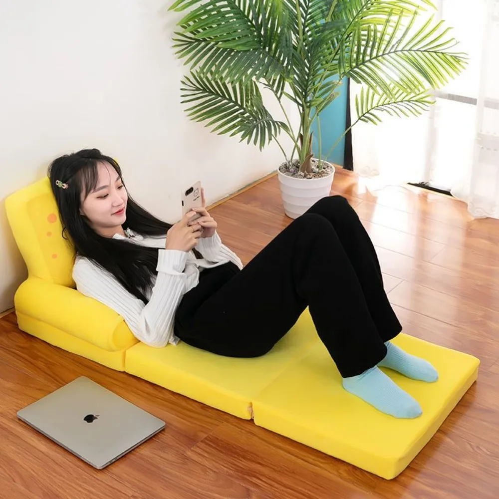 Kawaii سبونجبوب باتريك ستار مسند الظهر ثلاثة طبقة للطي غرفة نوم كسول الكذب لطيف أريكة تتحول لسرير الكرتون فطيرة ستار مقعد للأطفال هدية #2