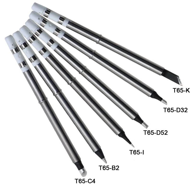 

Portable Iron Parts Soldering Tips Set Quick Temperature Rise Versatile Tip Selection Versatile Soldering Tips Set