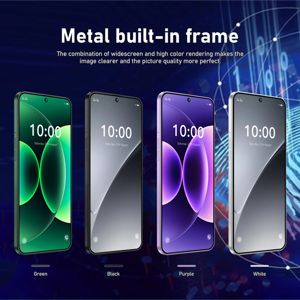 K-Touch Mobile Phones Note 17 Pro Android 15 Smartphone 7.3 Inch 5G Dual Sim Cell phone 16 + 48MP 22GB + 2TB 7800mAh Power Battery Face Unlock WiFi Cellphones For Men Women